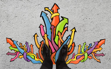 Feet And Color Arrows